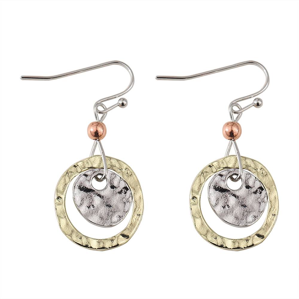 Boucles d'oreilles rondes antiques