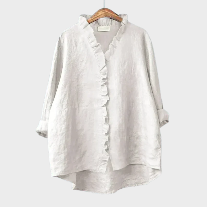 Eline | Elegante blusa estiva in lino