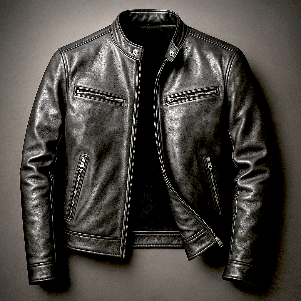 Vintage-Lederjacke