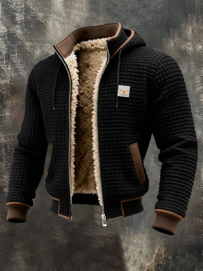 Veste d'hiver doublée en polaire