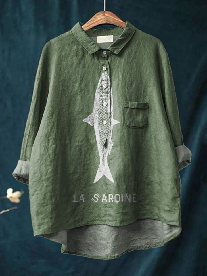 Lily | T-shirt con stampa sardine