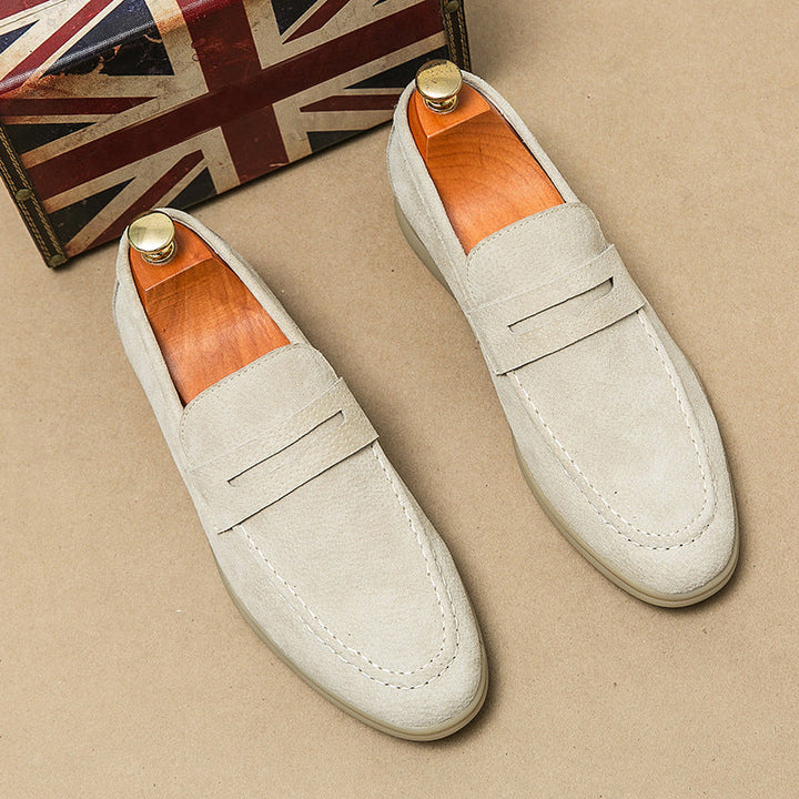 Firenze Chic Loafers aus Wildleder