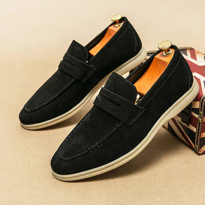 Firenze Chic Loafers aus Wildleder