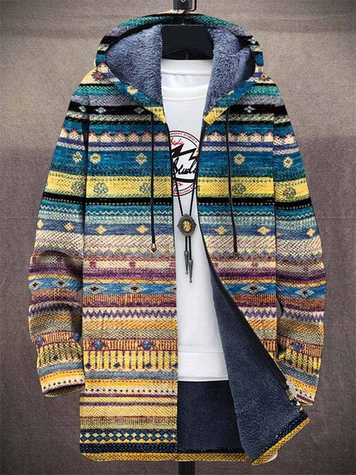 Calendula | Cardigan con cappuccio fatto a mano