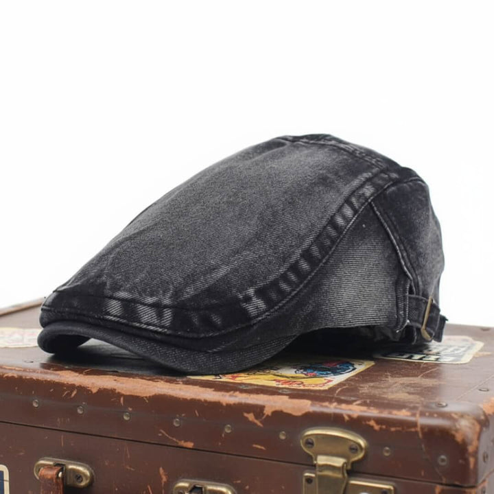 Berretto in denim lavato