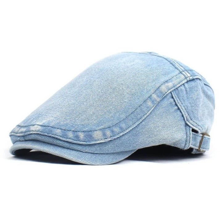 Berretto in denim lavato