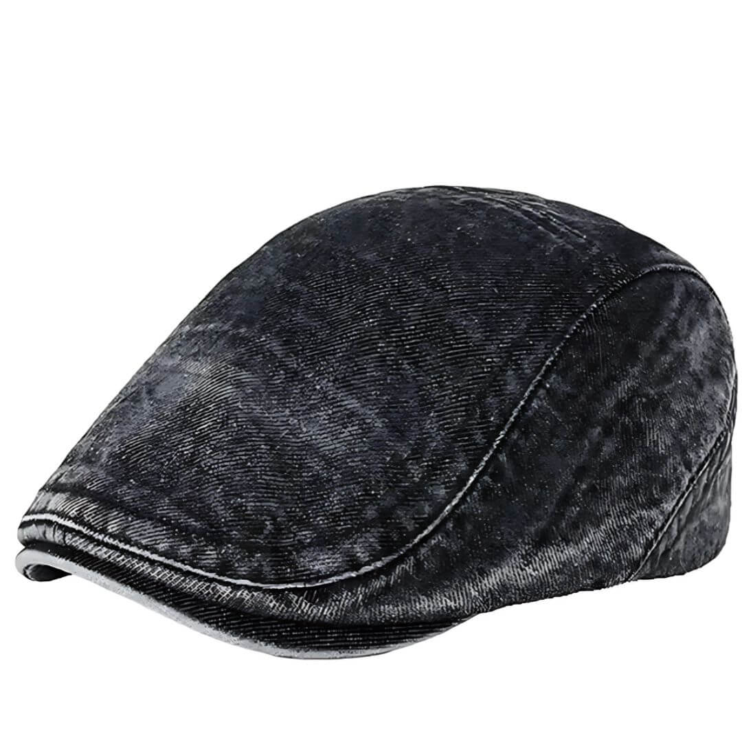 Gewaschenes Denim Flat Cap | LEXINGTON
