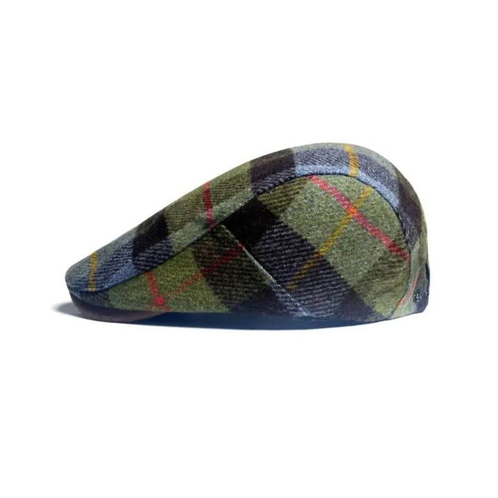 Casquette plate en mélange de laine