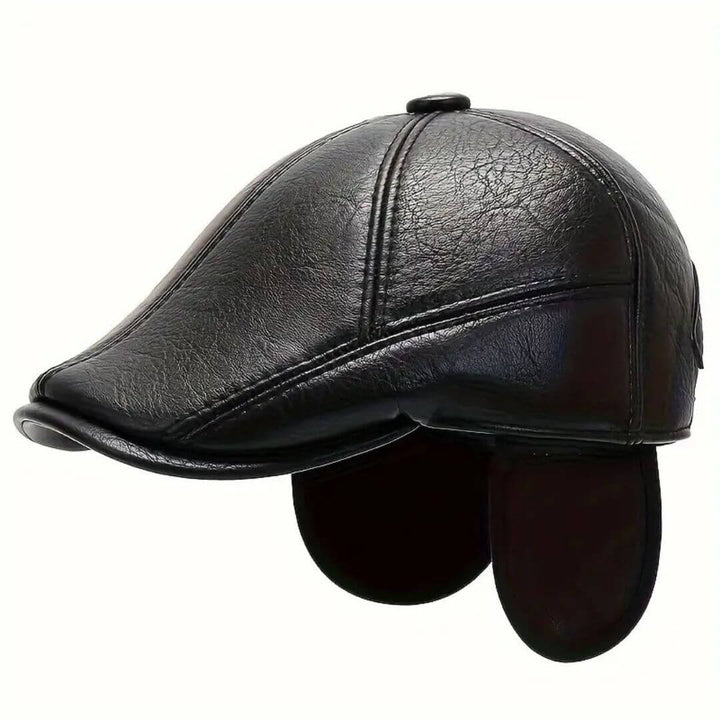 Leder Flachmütze | KALMAR