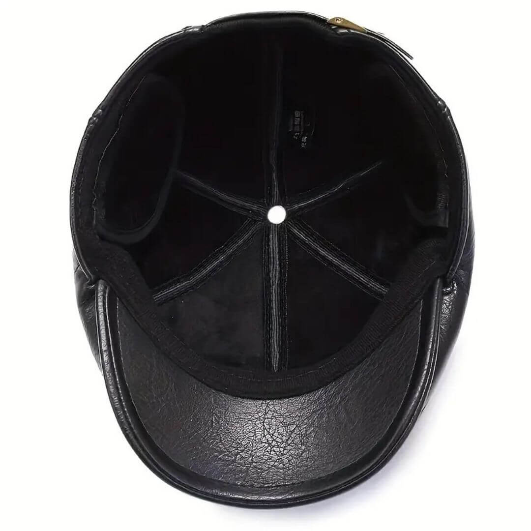 Casquette en cuir