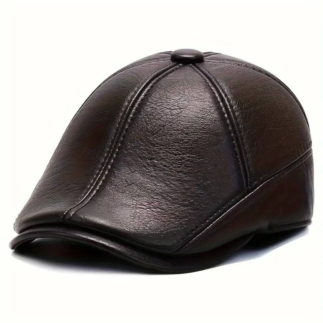 Casquette en cuir