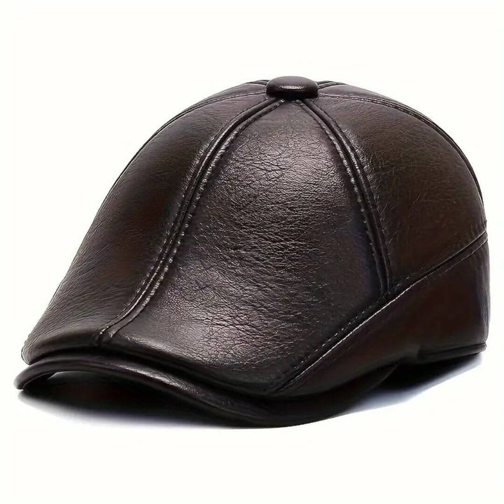 Casquette en cuir