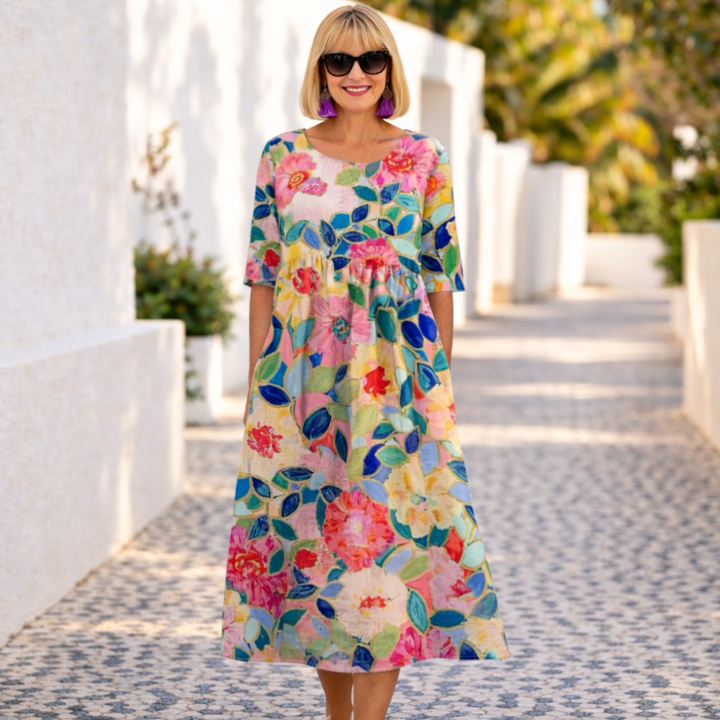 Susan | Robe fleurie à l'esprit estival