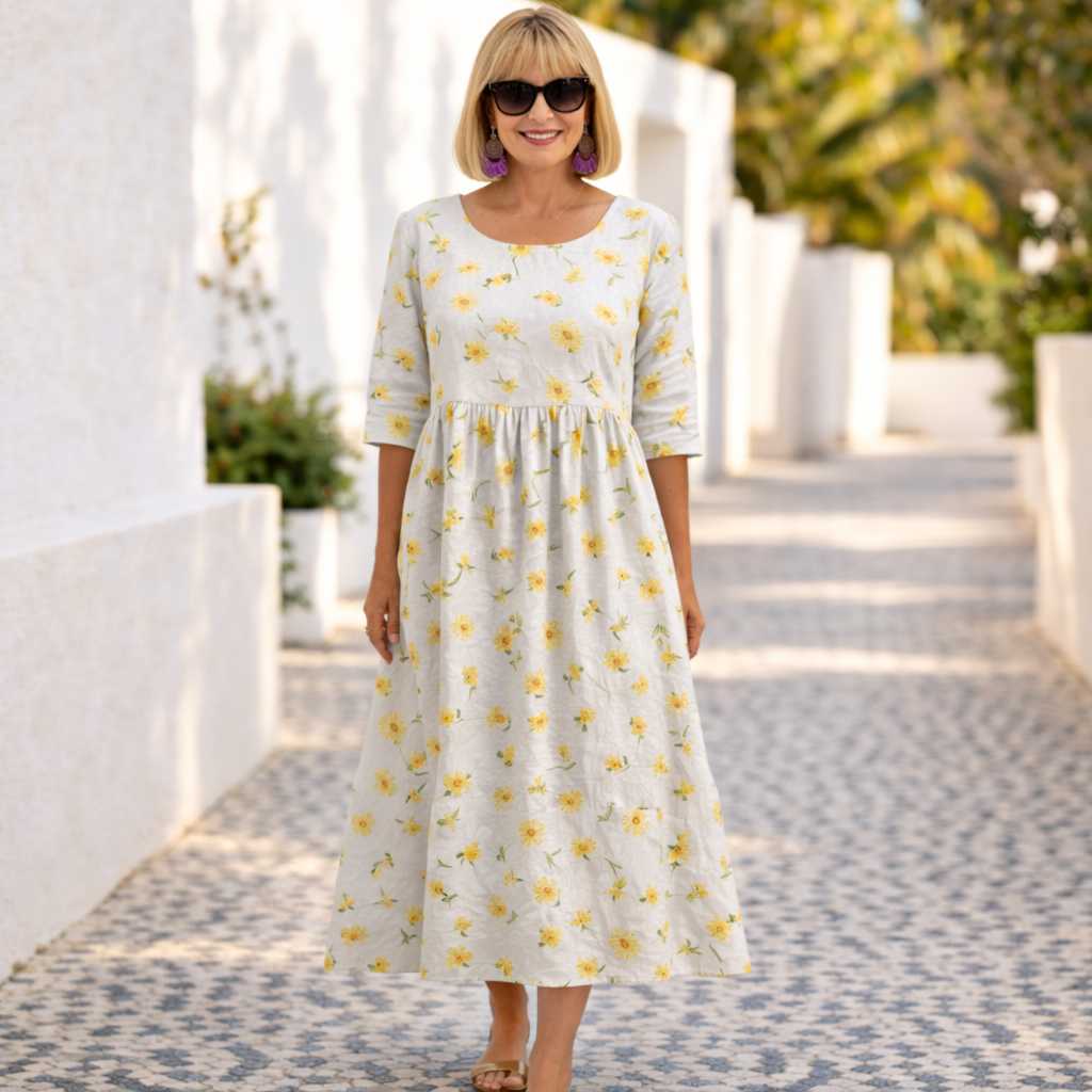 Susan | Robe fleurie à l'esprit estival