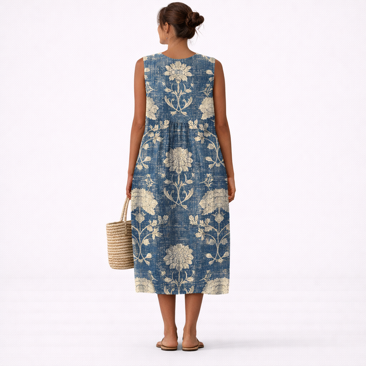 Aurora™ | Robe midi classique à fleurs