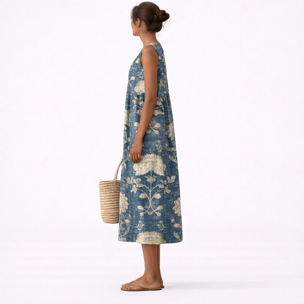 Aurora™ | Robe midi classique à fleurs