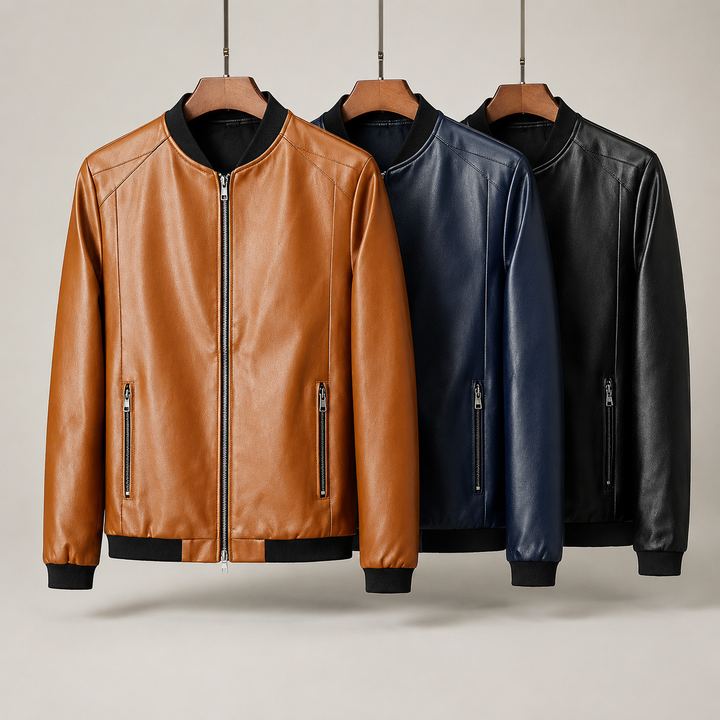 Thomas | Bomberjacke aus Leder