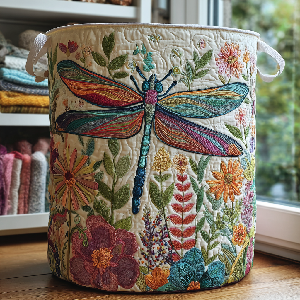Iris | Handgefertigter Quiltkorb