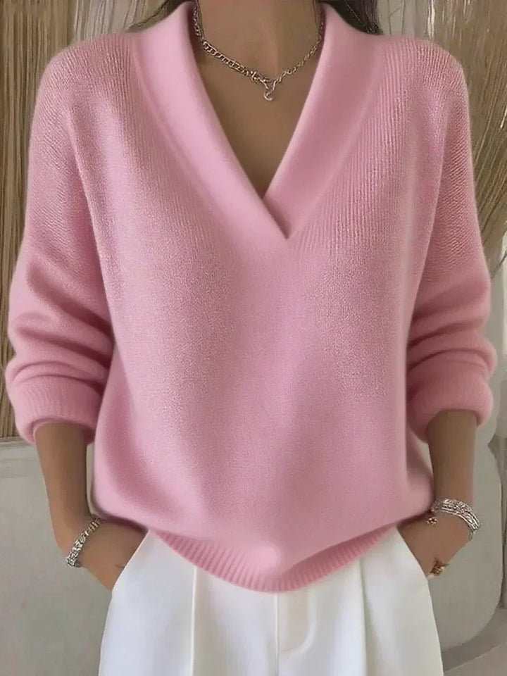 Violeta | Maglione morbido con scollo a V