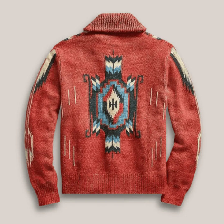 Cardigan en laine au tissage élégant