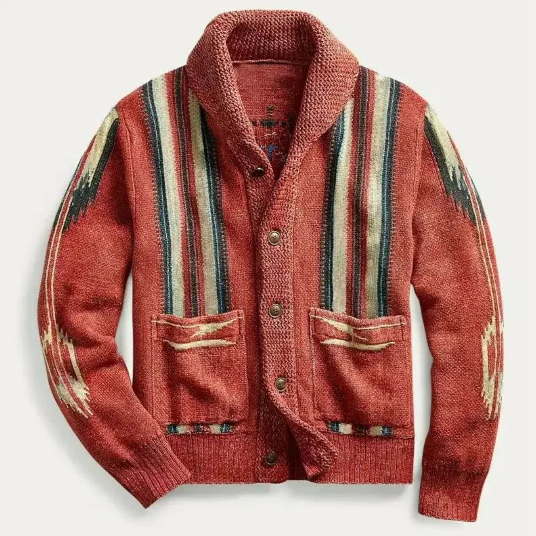 Cardigan en laine au tissage élégant