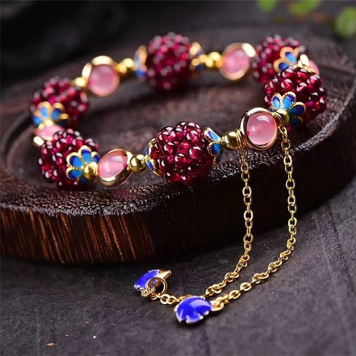 Bracciale bacche in pietre naturali
