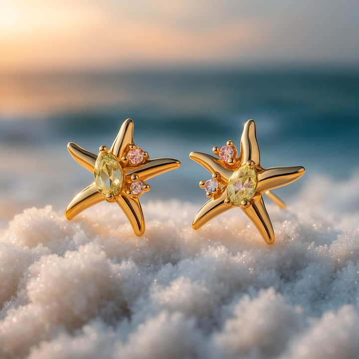 Arabelle | Boucles d'oreilles étoile de mer