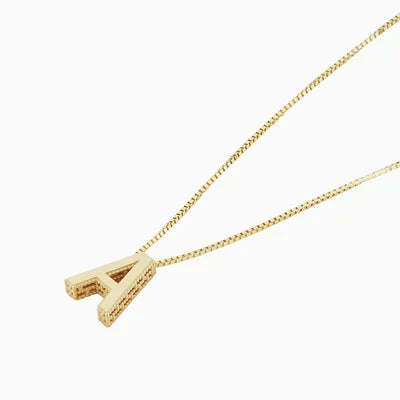 Collier initiale Lettre d'amour