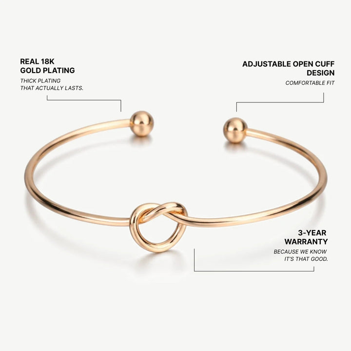 Bracelet nœud infini