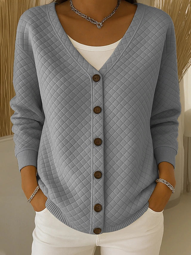 Leonor | Cardigan trapuntato con bottoni