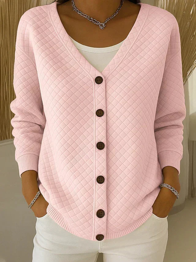 Leonor | Cardigan trapuntato con bottoni