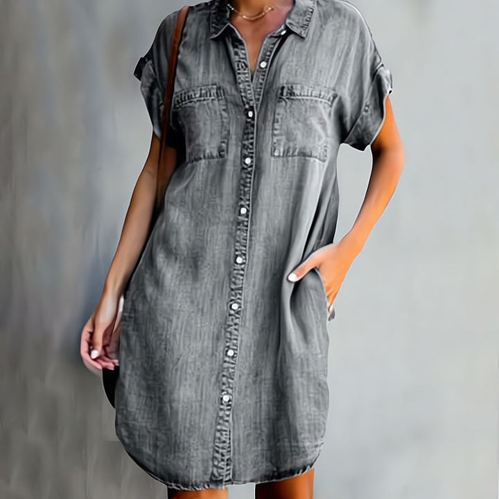 Eleni | Kleid mit Knöpfen