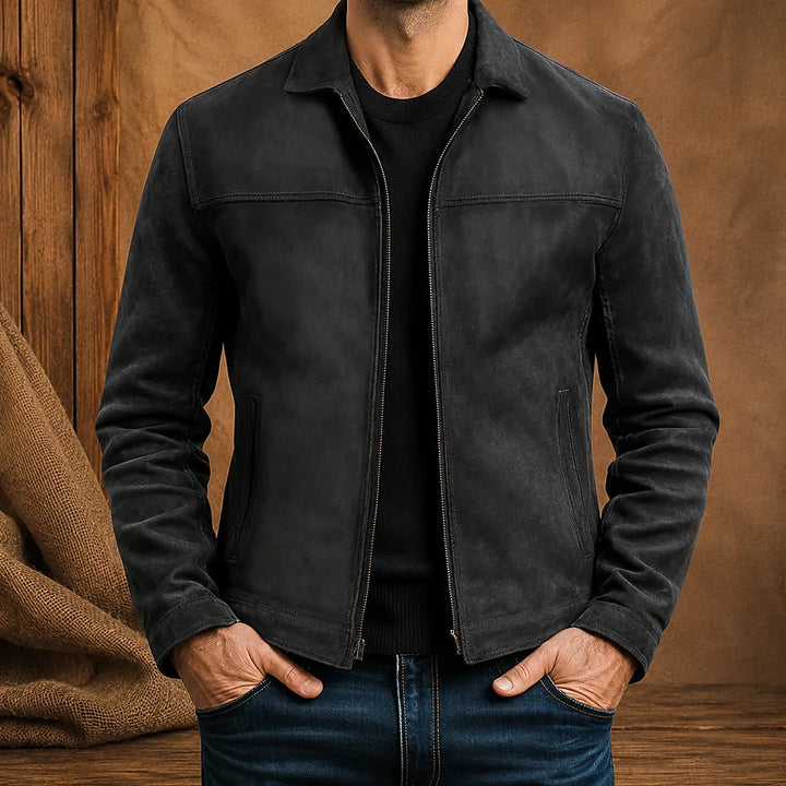 Karl | Leichte Jacke mit Stehkragen und Reißverschluss
