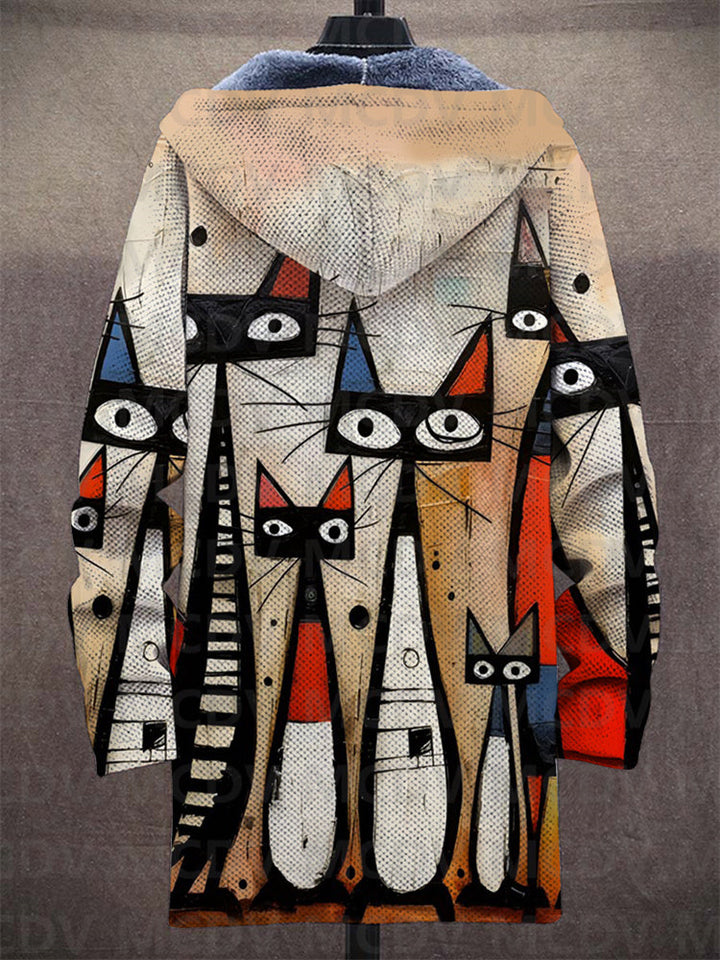 Preston | Sweat à capuche imprimé artistique