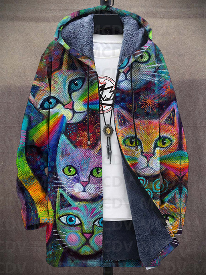 Els | Kunstvoller Kapuzencardigan mit warmem Futter
