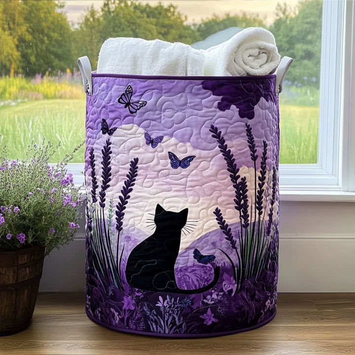 Vendela – Panier de rangement rembourré avec motif chat