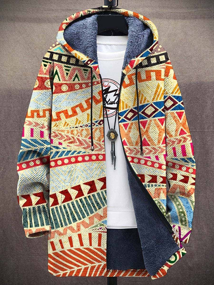 Eefje | Warm gefütterte Weste mit kunstvoller Druck