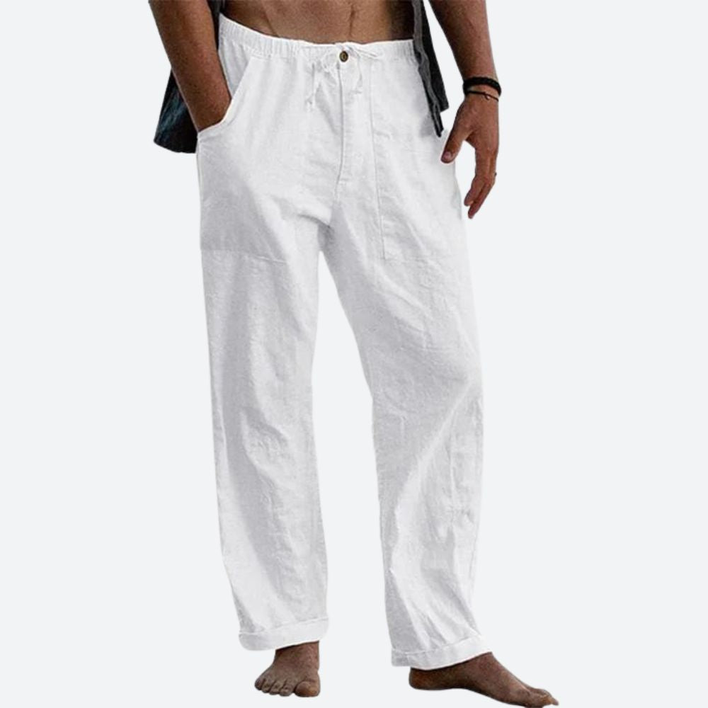 Pantalons en lin classiques