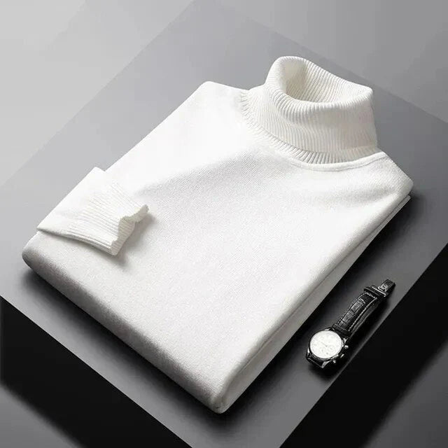 Pull-over à col roulé en cachemire Monte Carlo