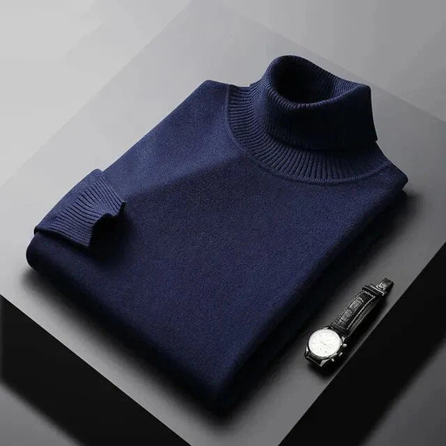 Pull-over à col roulé en cachemire Monte Carlo