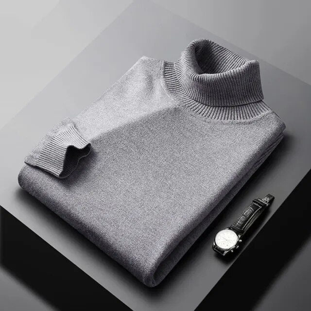 Pull-over à col roulé en cachemire Monte Carlo