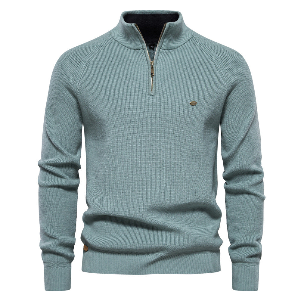 Pull luxueux à fermeture éclair