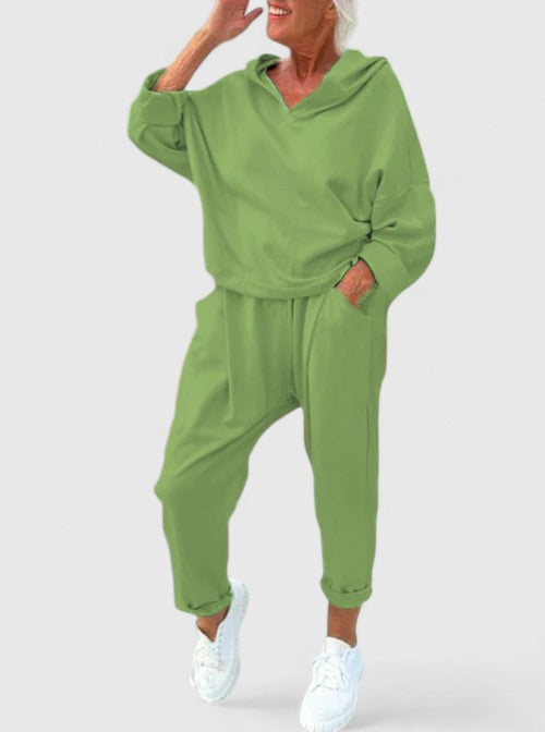 Sally | Bequemes Kapuzen-Sweatshirt-Set