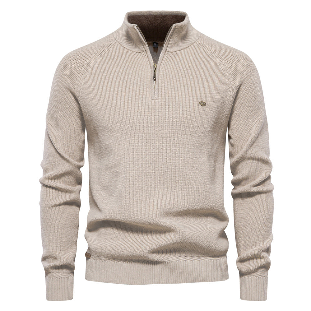 Pull luxueux à fermeture éclair