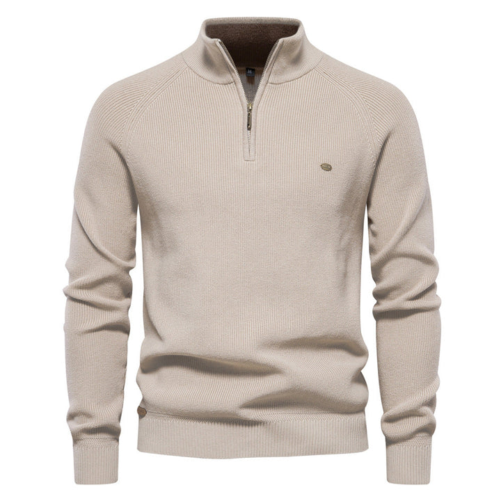 Pull luxueux à fermeture éclair
