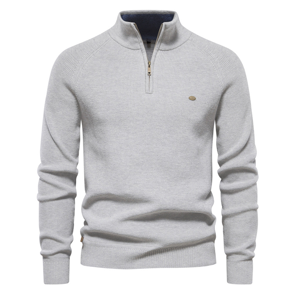 Pull luxueux à fermeture éclair