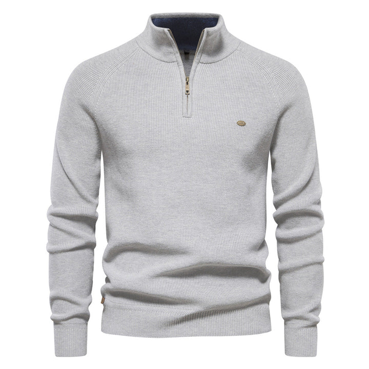 Pull luxueux à fermeture éclair