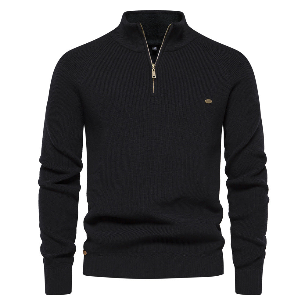 Pull luxueux à fermeture éclair