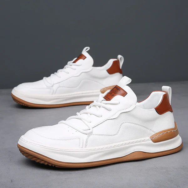 Scarpe in pelle con suola alta