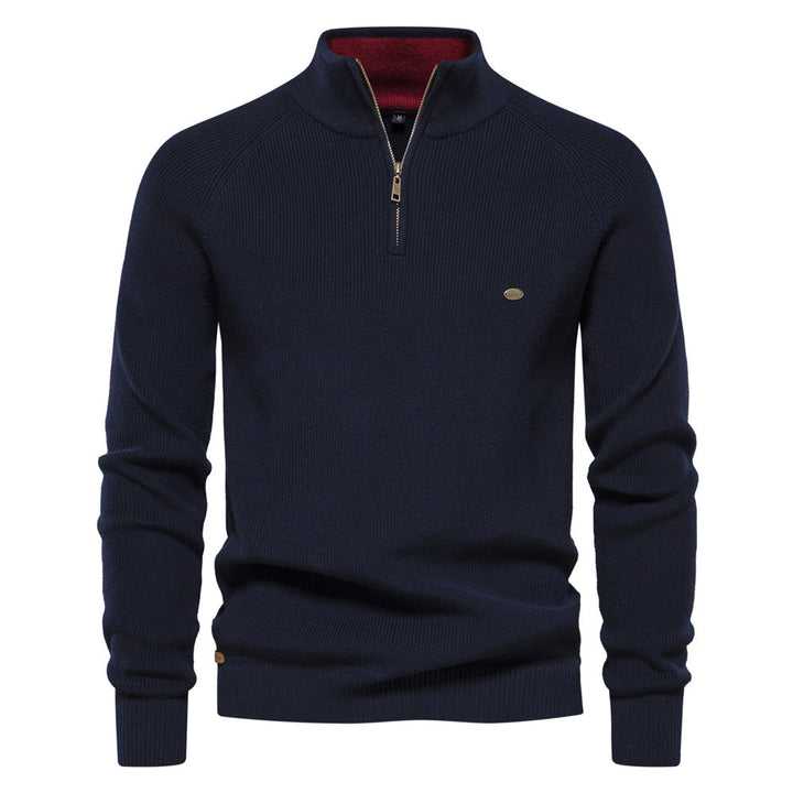 Pull luxueux à fermeture éclair
